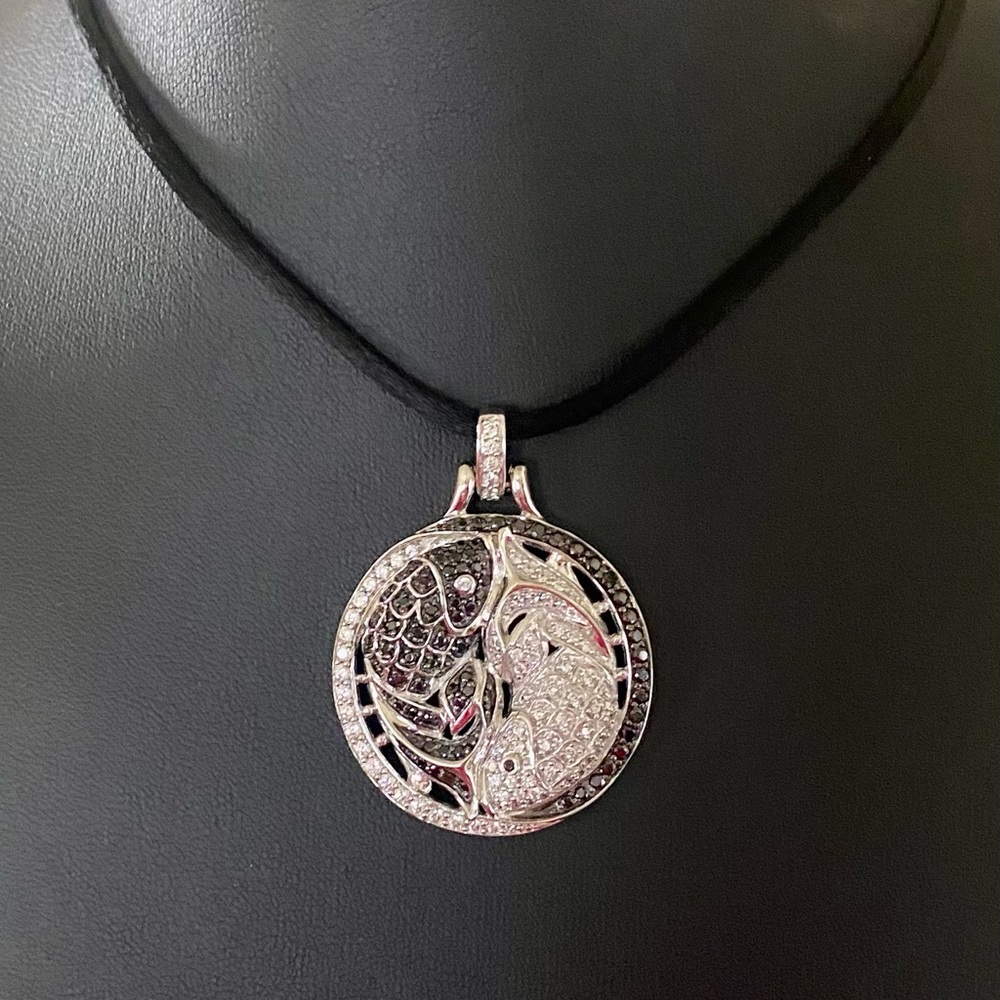 Yin And Yang Necklace Nib - image 7